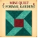 Mini Quilt em PDF do Bloco Formal Garden 15X15cm com Papel Base