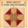 Kit de Tecidos para Mini Quilt Star and Octagon 15X15cm